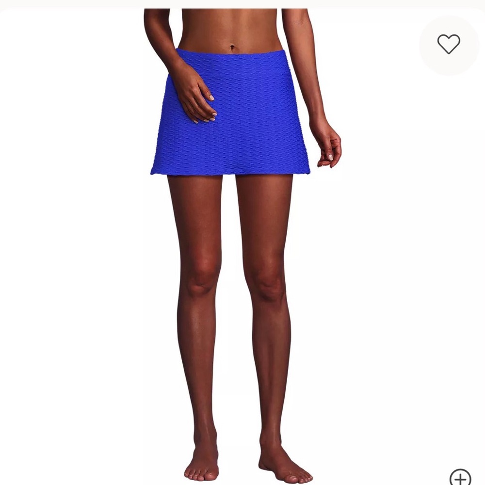 Lands' End Royal Blue Swim Skirt